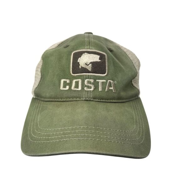 Costa Del Mar Adults' Bass mesh Trucker Hat Snapback Fisherman - Picture 1 of 10